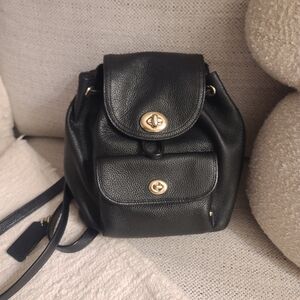 Coach Turnlock Backpack